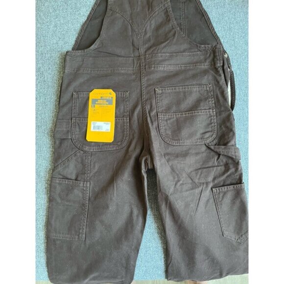 CARHARTT RUGGED FLEX CANVAS BID OVERALL  XS (0-2) Women’s OR2438-W NWT - Picture 4 of 9